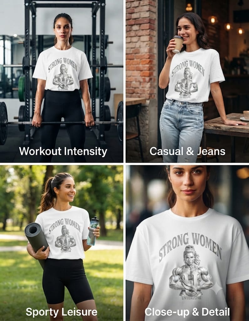 Unterzone Strong Women - Heavy Oversized Organic Shirt