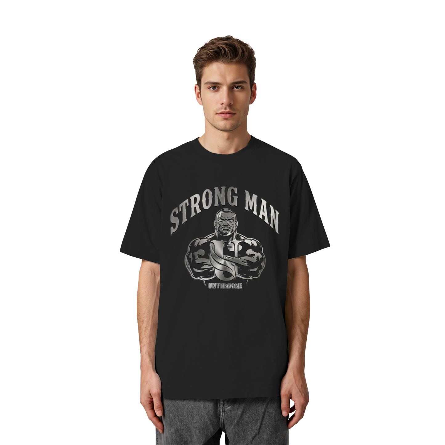 Unterzone Strong Man - Heavy Oversized Organic Shirt