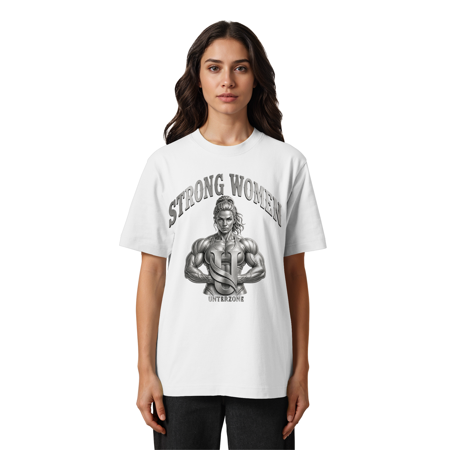 Unterzone Strong Women - Heavy Oversized Organic Shirt