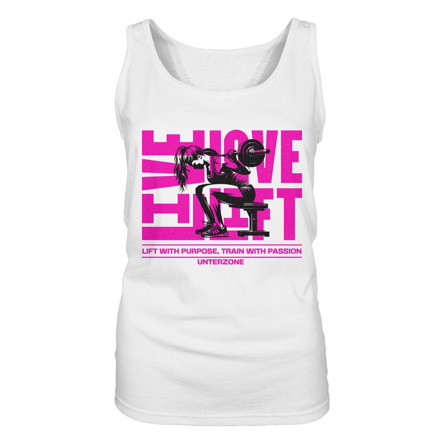 Unterzone GYM Live Love Lift Women - Ladies Tank-Top