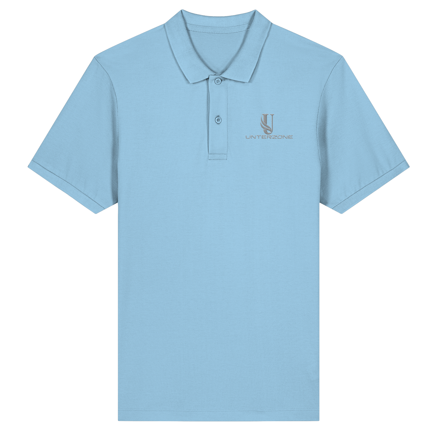 Unterzone Logo - Organic Fitted Poloshirt
