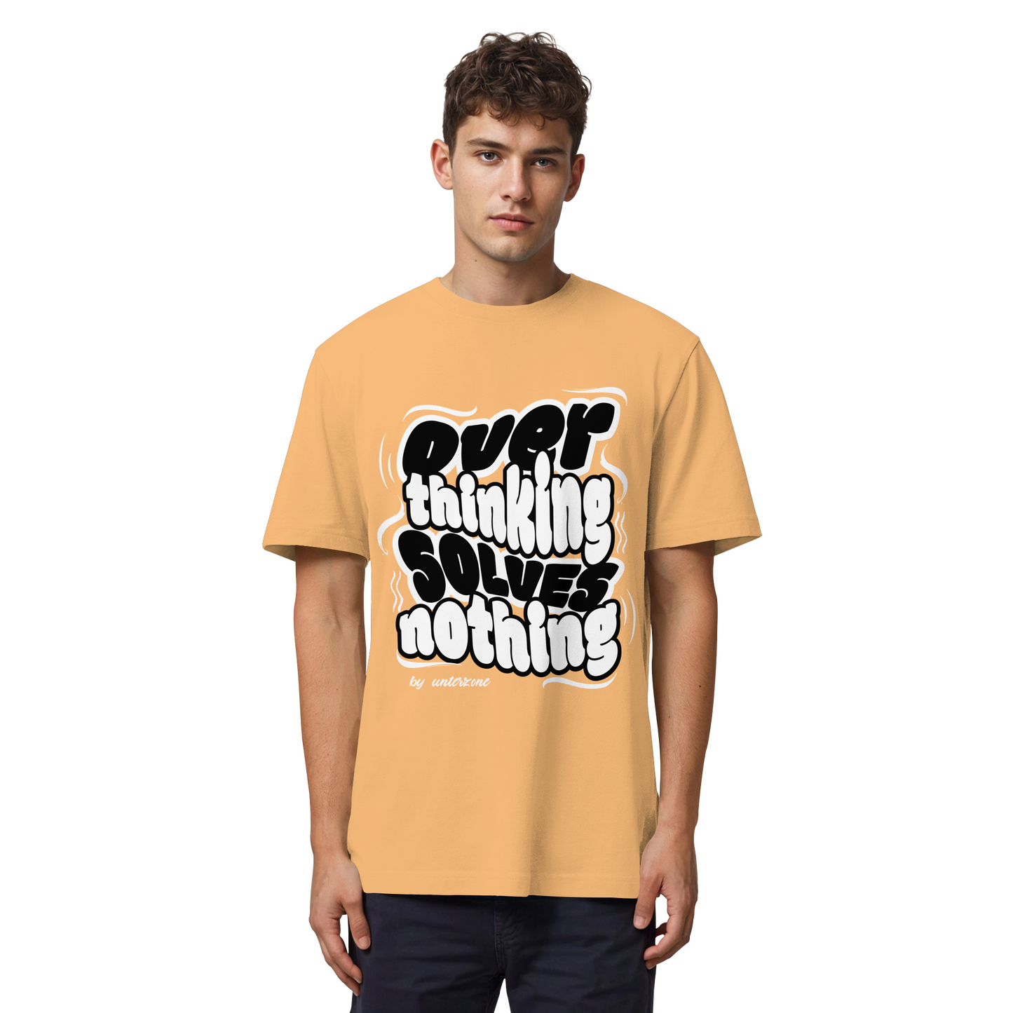 Unterzone Over Thinking Solves Nothing - Organic Heavy Shirt