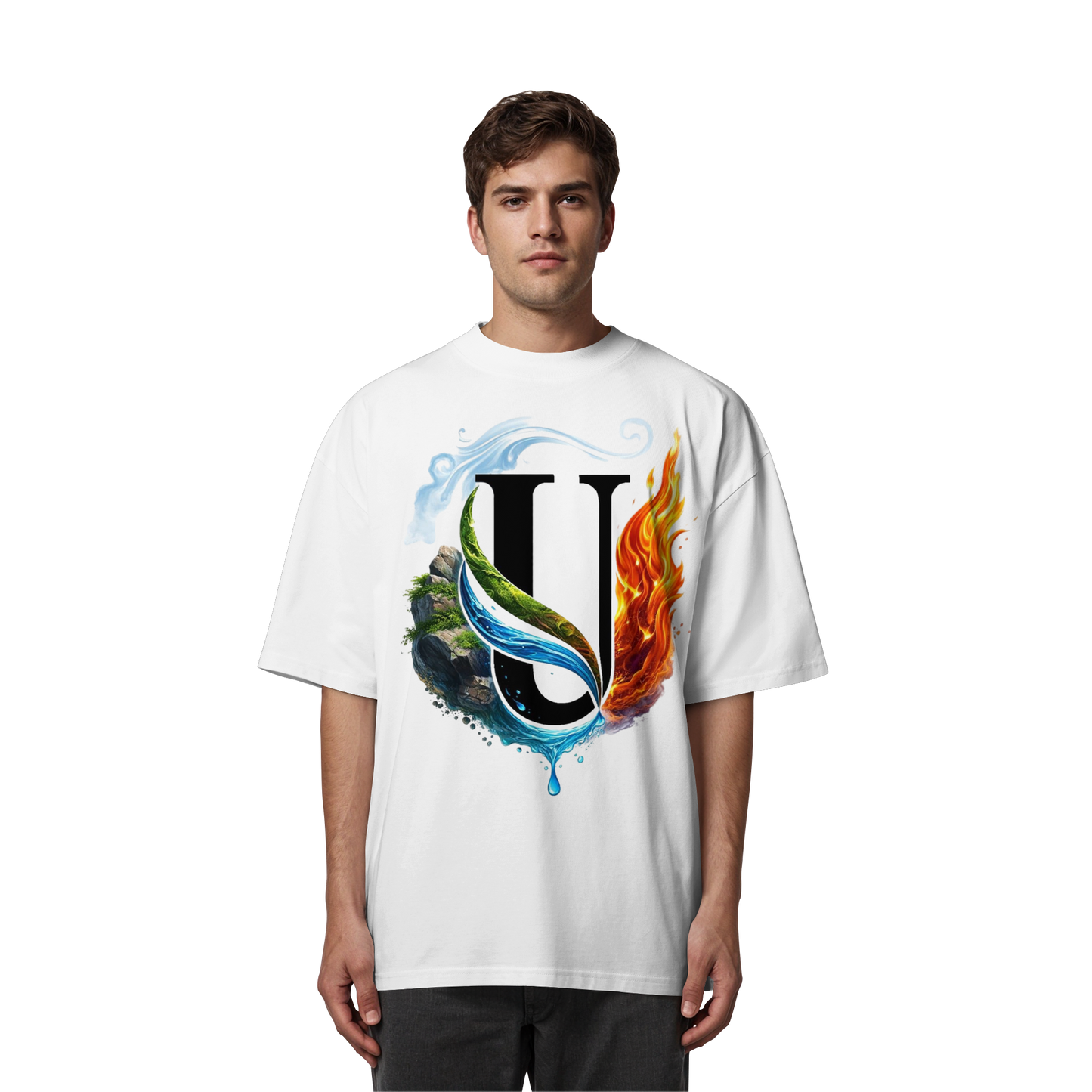 Unterzone Four Elements - Organic Oversize Shirt