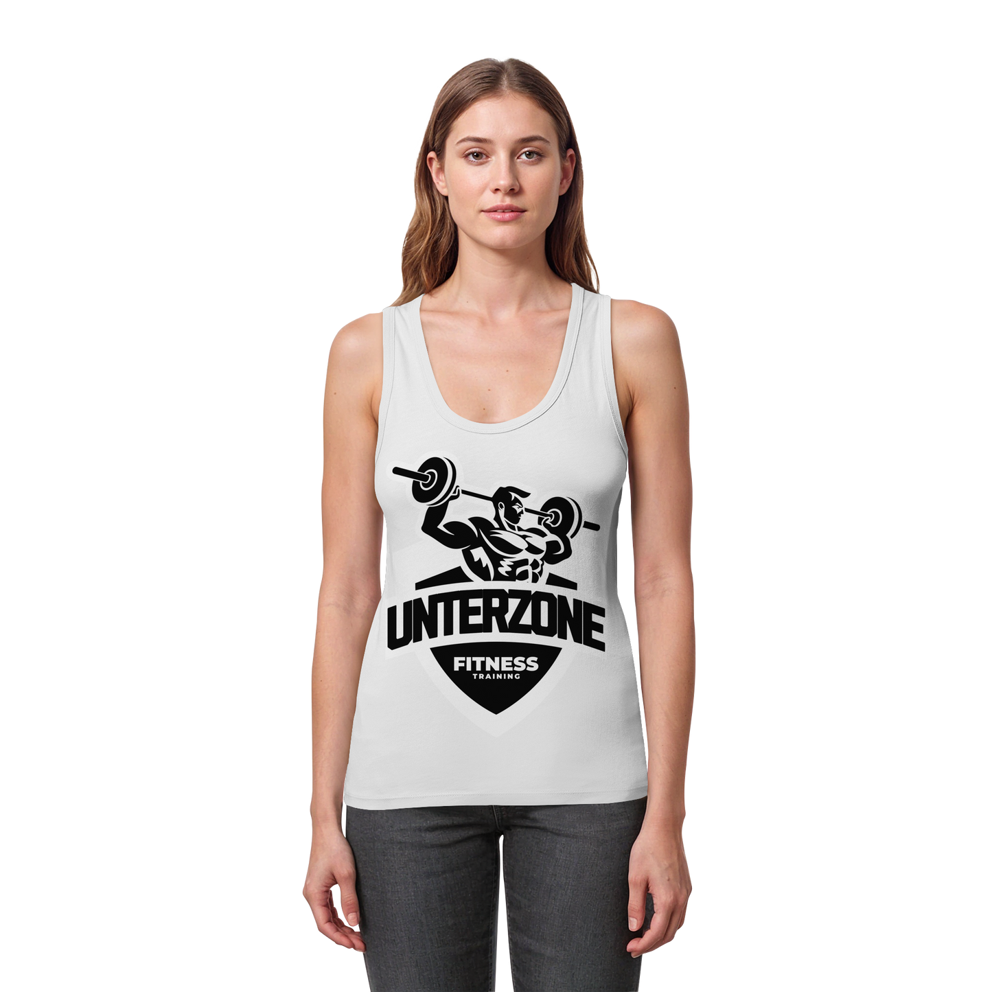 Unterzone Fitness Training - Womens Organic Fitted Tank Top