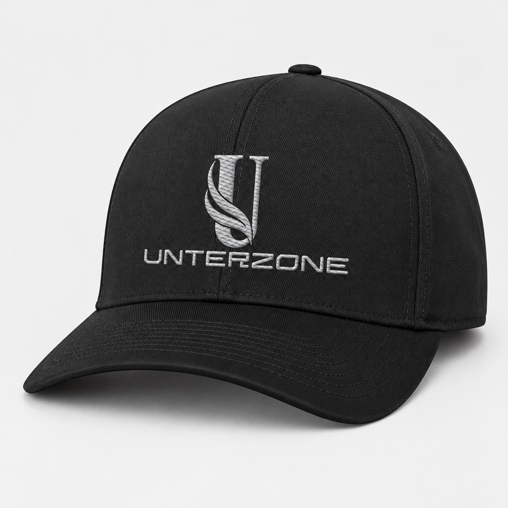 Unterzone Classic Curved Snapback – 5-Panel aus Baumwolle