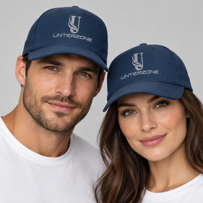 Unterzone Classic Curved Snapback – 5-Panel aus Baumwolle