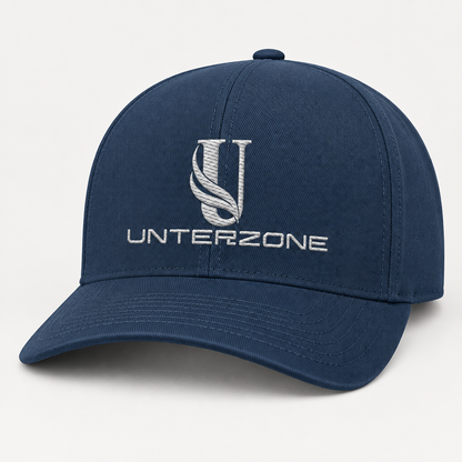 Unterzone Classic Curved Snapback – 5-Panel aus Baumwolle