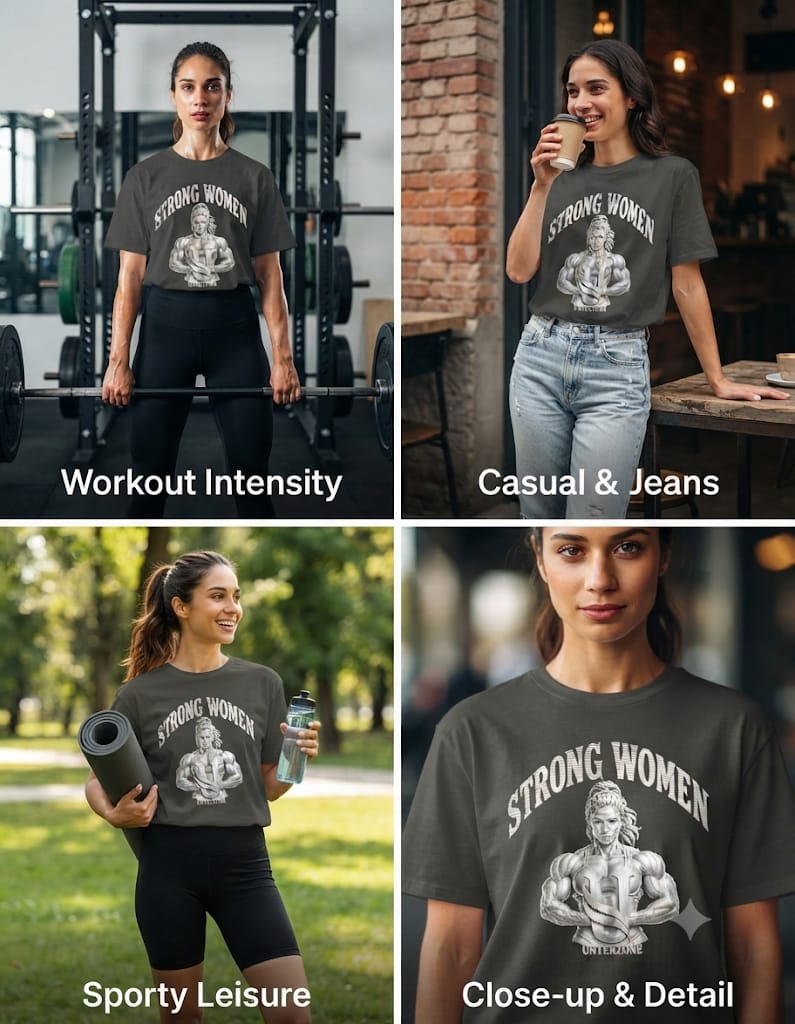 Unterzone Strong Women - Heavy Oversized Organic Shirt