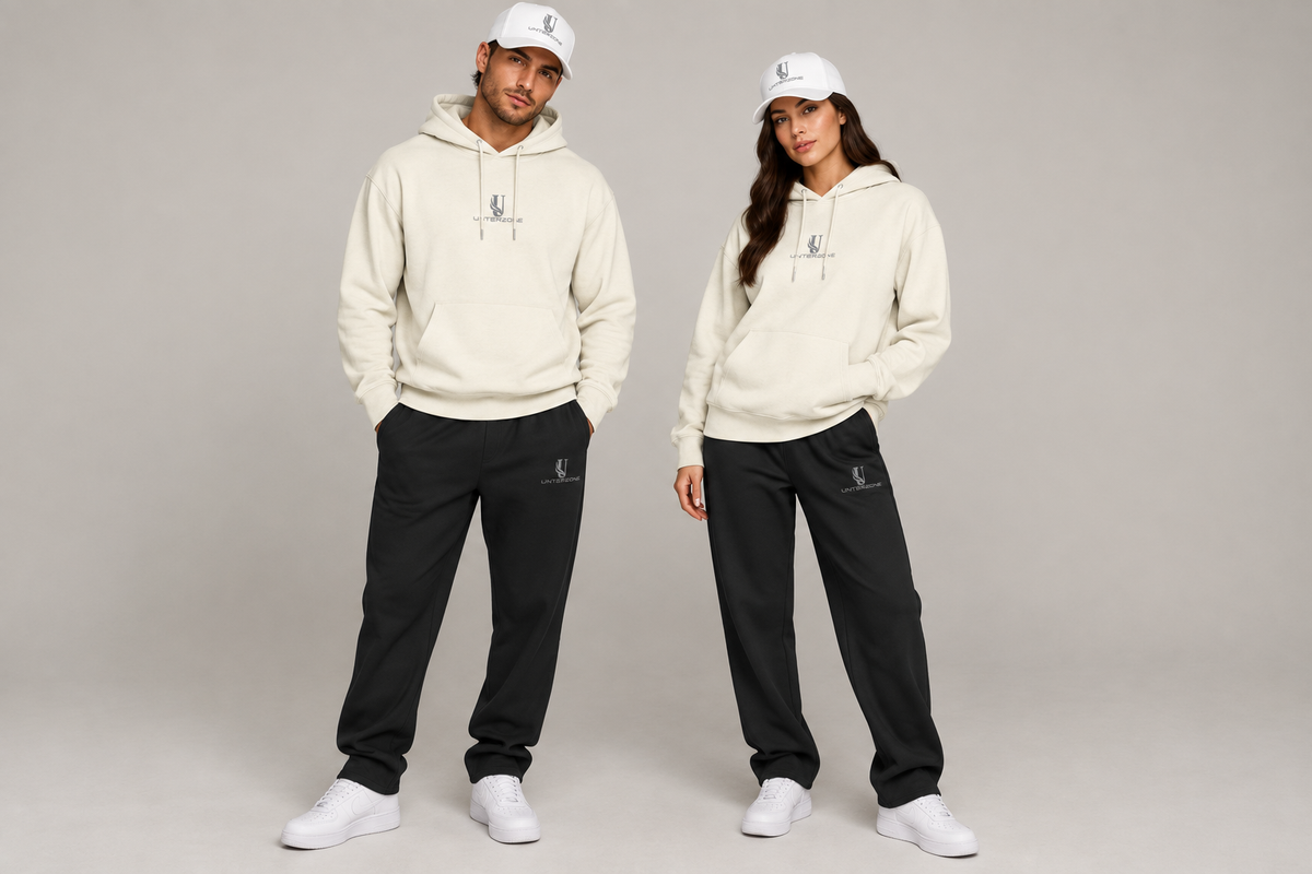 Unterzone Classic Curved Snapback – 5-Panel aus Baumwolle