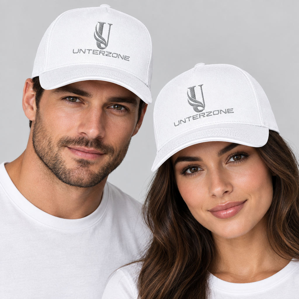 Unterzone Classic Curved Snapback – 5-Panel aus Baumwolle
