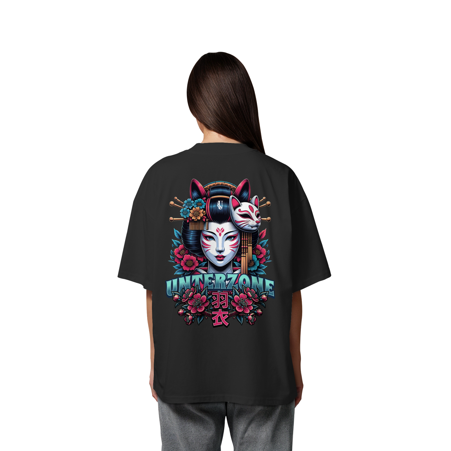 Unterzone Geisha Hagoromo - Organic Oversize Shirt