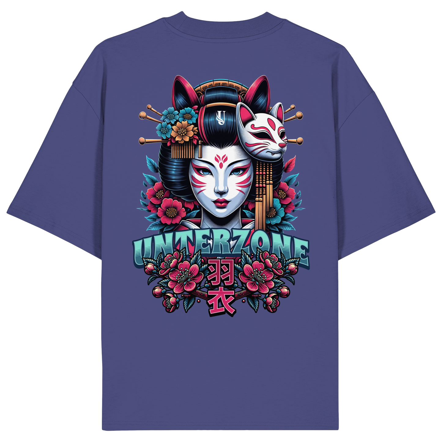 Unterzone Geisha Hagoromo - Organic Oversize Shirt