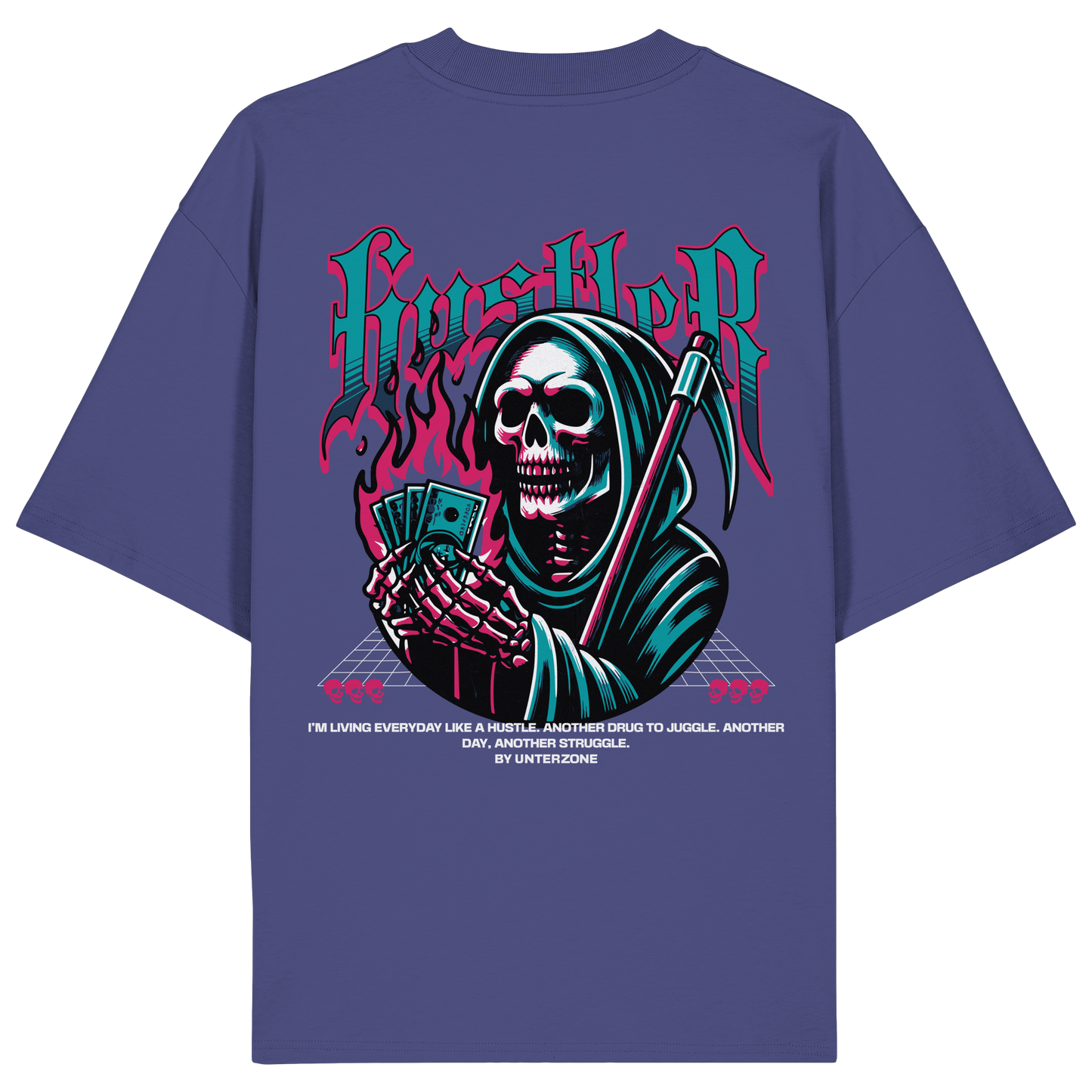 Unterzone Hustler - Organic Oversize Shirt