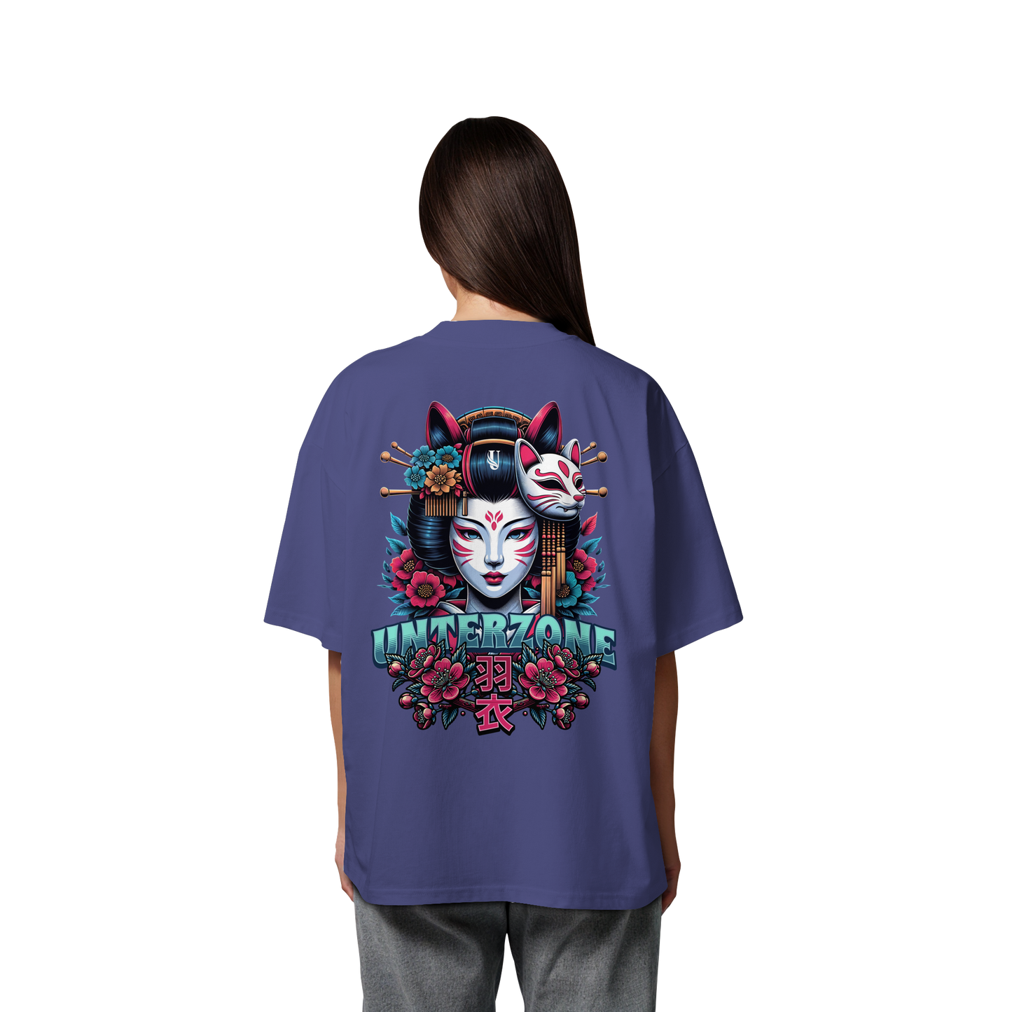 Unterzone Geisha Hagoromo - Organic Oversize Shirt