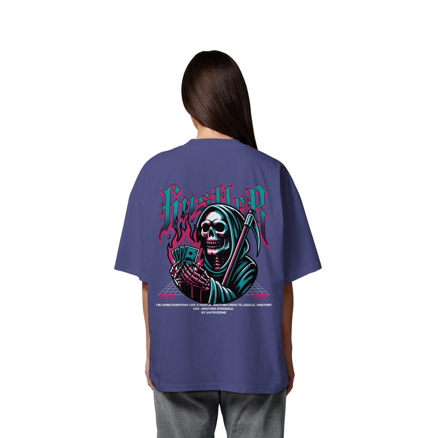Unterzone Hustler - Organic Oversize Shirt
