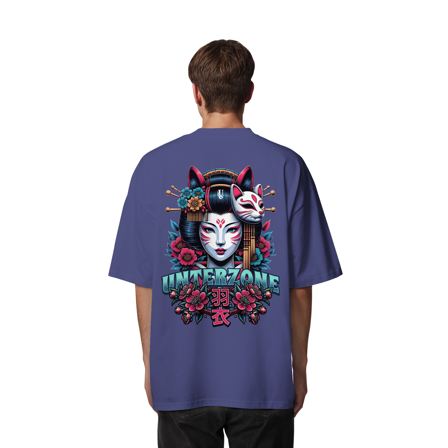 Unterzone Geisha Hagoromo - Organic Oversize Shirt