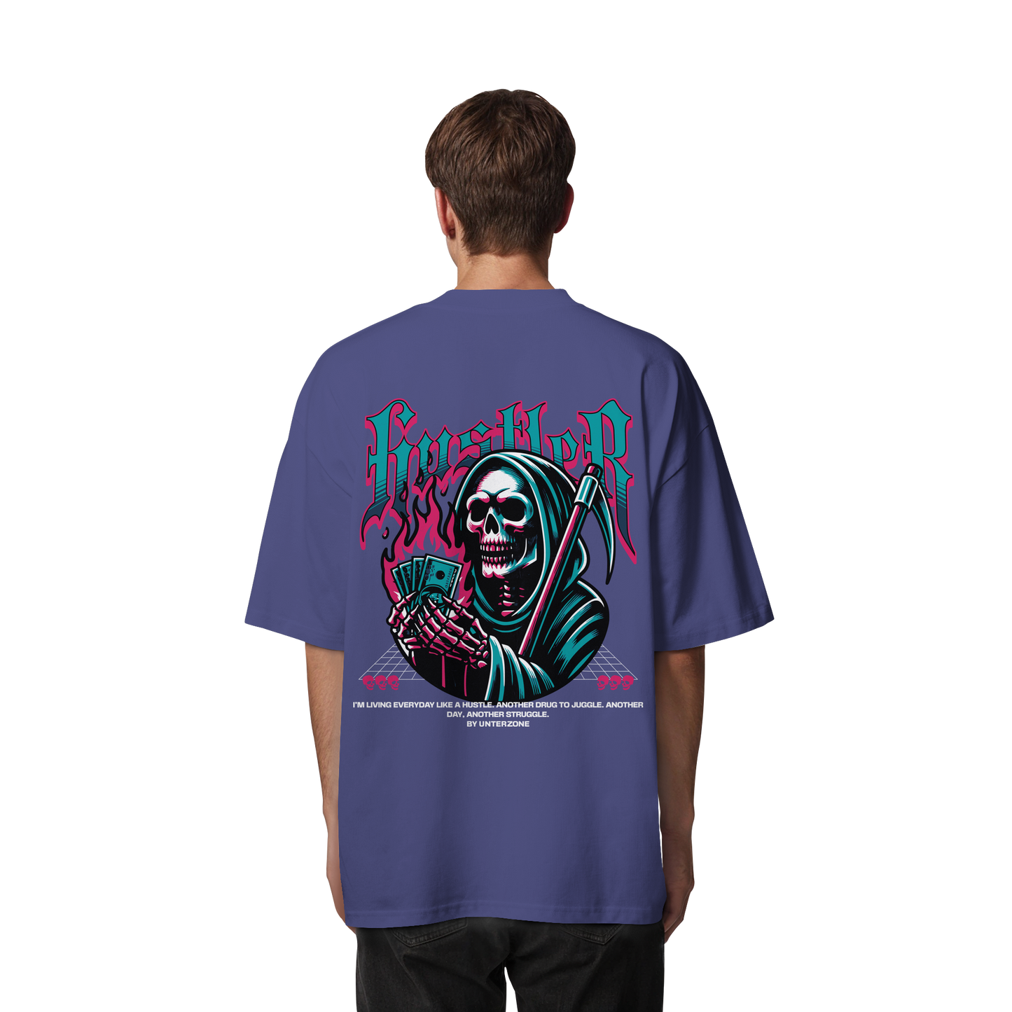 Unterzone Hustler - Organic Oversize Shirt