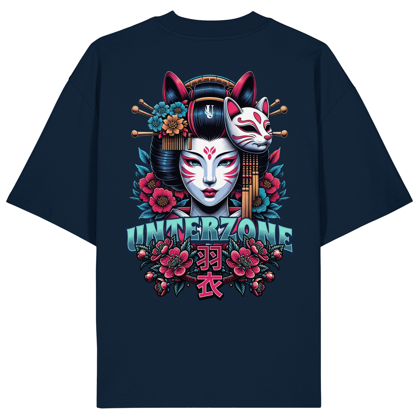 Unterzone Geisha Hagoromo - Organic Oversize Shirt