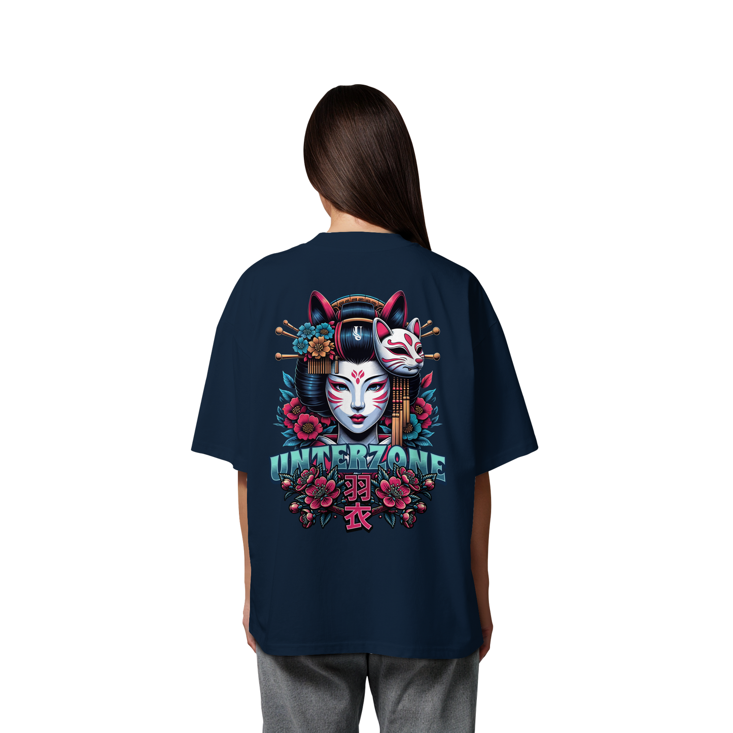 Unterzone Geisha Hagoromo - Organic Oversize Shirt