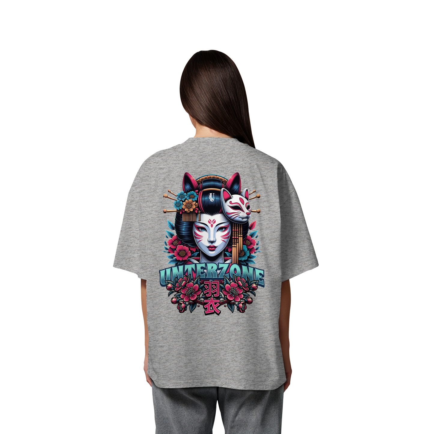 Unterzone Geisha Hagoromo - Organic Oversize Shirt