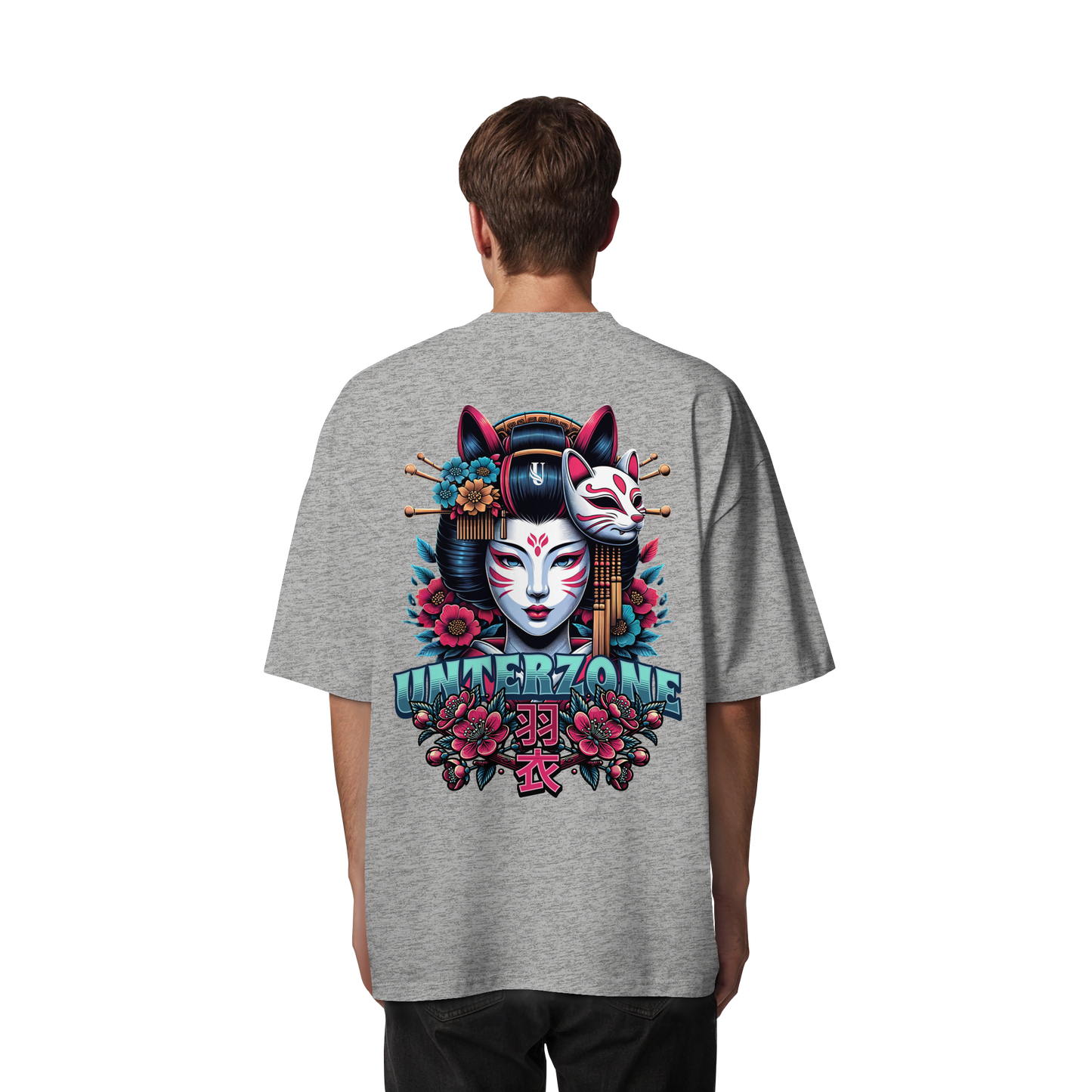 Unterzone Geisha Hagoromo - Organic Oversize Shirt