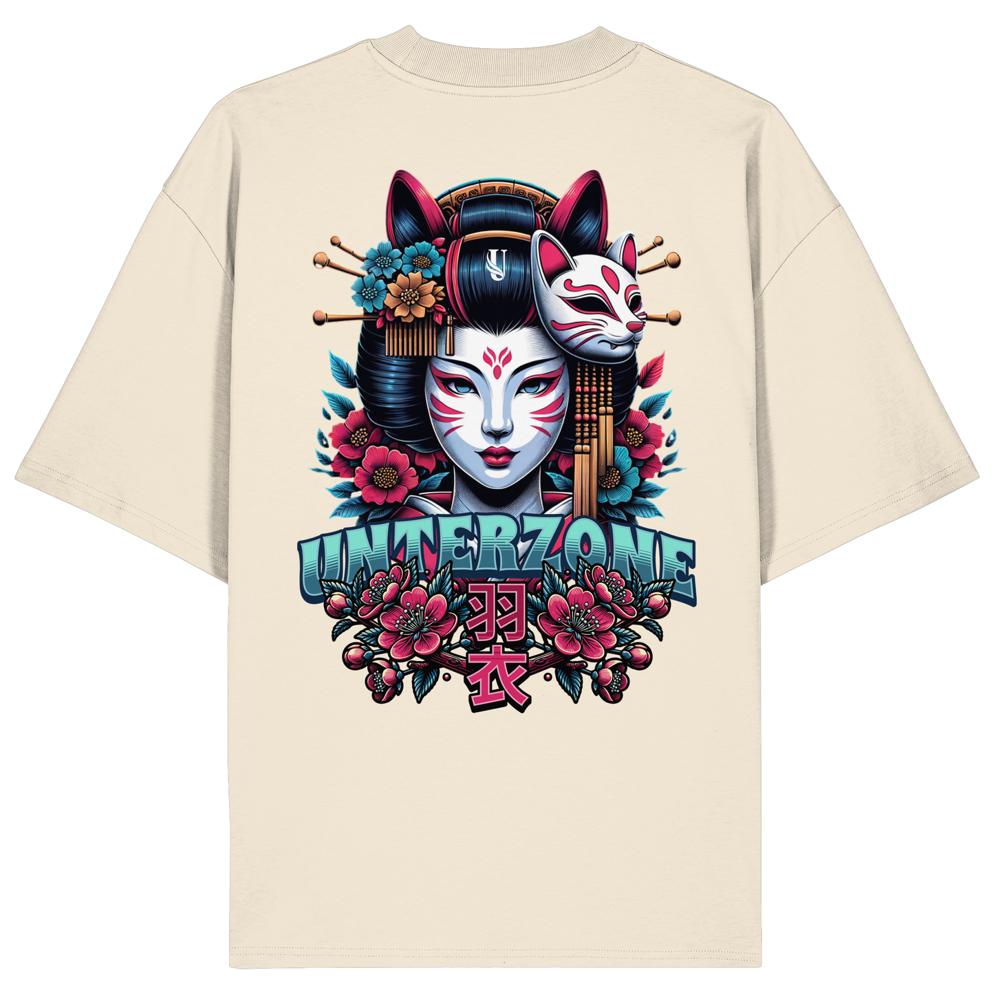 Unterzone Geisha Hagoromo - Organic Oversize Shirt