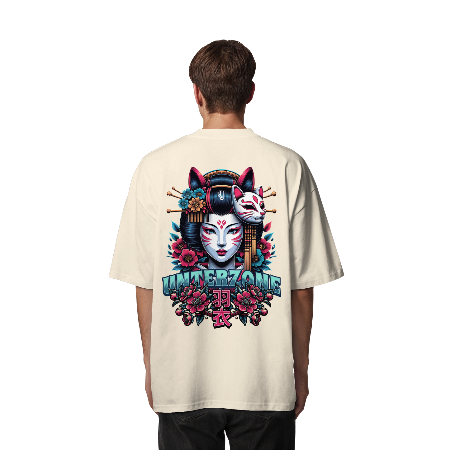 Unterzone Geisha Hagoromo - Organic Oversize Shirt
