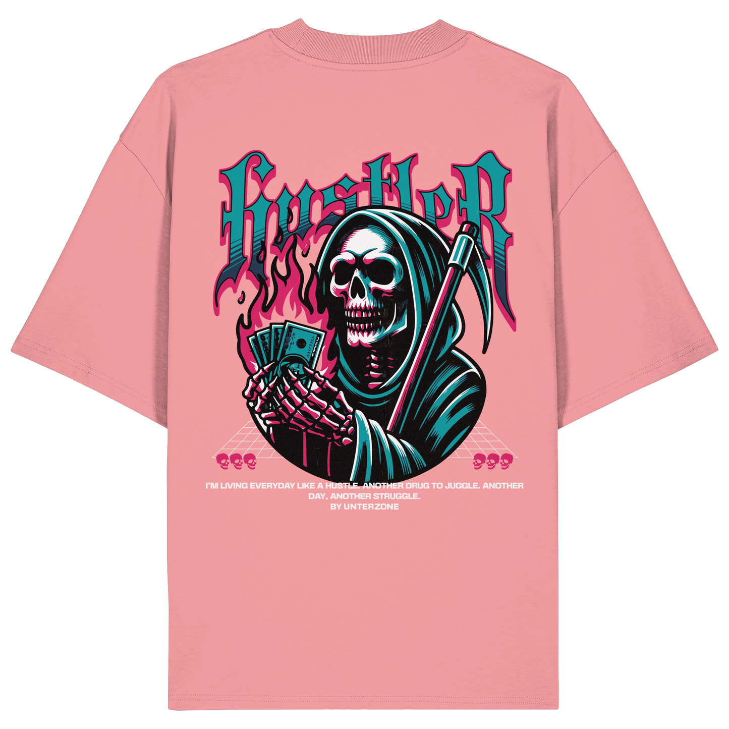 Unterzone Hustler - Organic Oversize Shirt