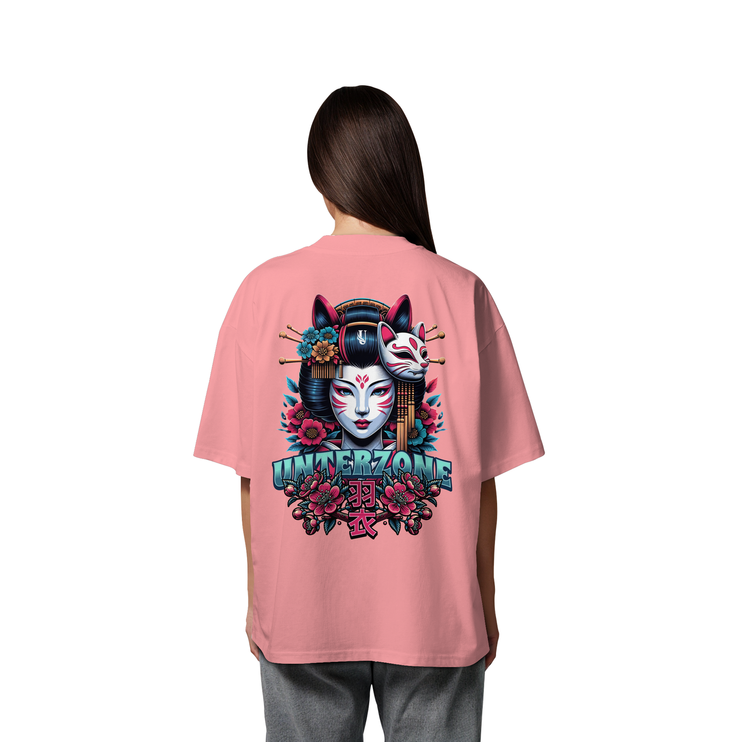 Unterzone Geisha Hagoromo - Organic Oversize Shirt