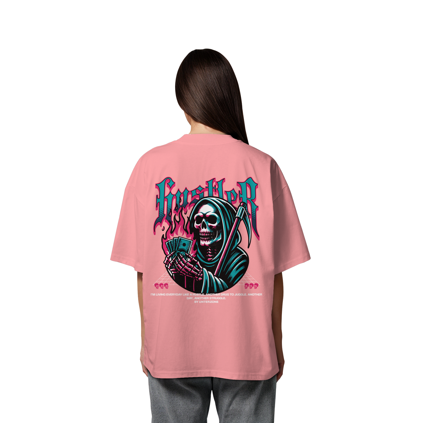 Unterzone Hustler - Organic Oversize Shirt