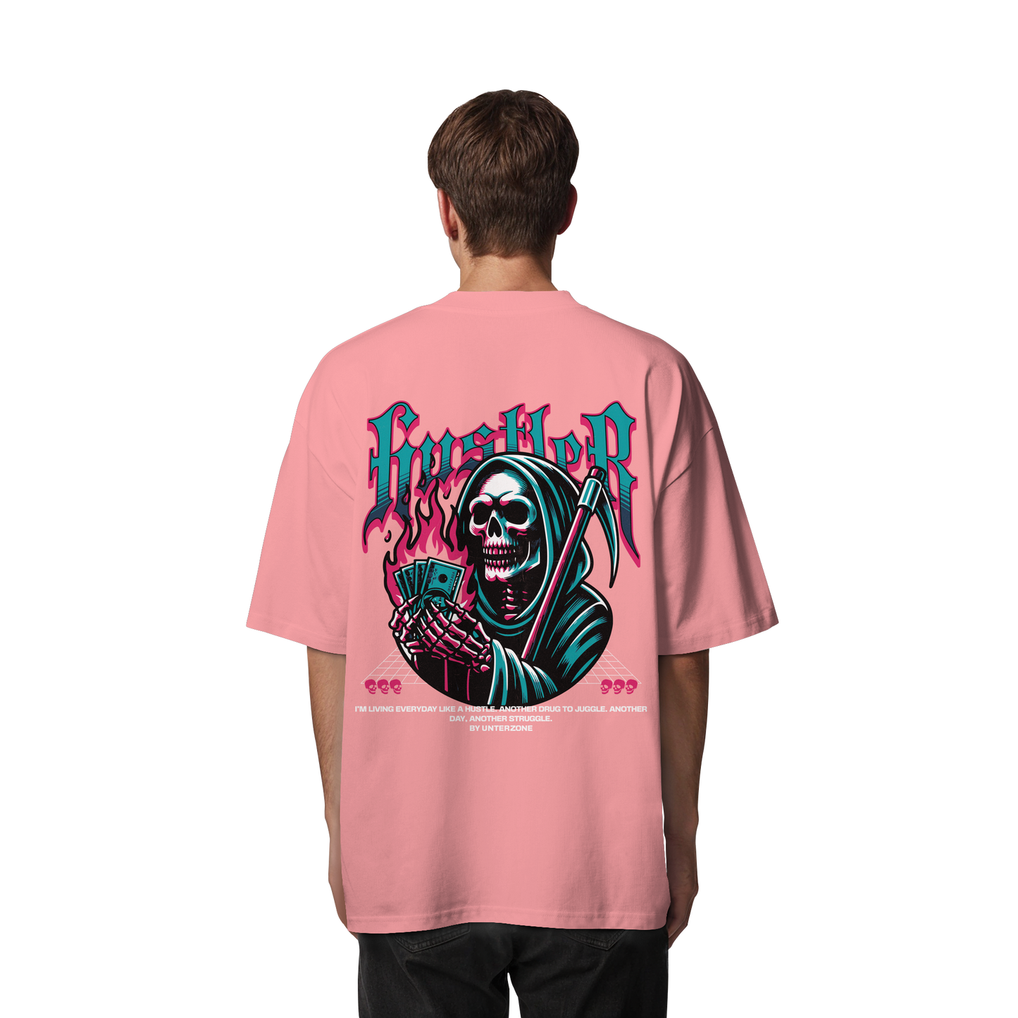 Unterzone Hustler - Organic Oversize Shirt