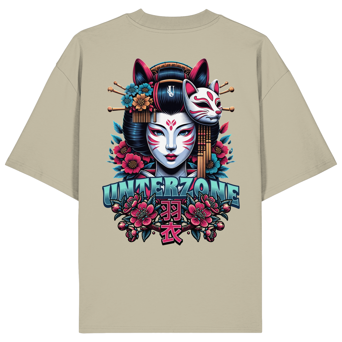 Unterzone Geisha Hagoromo - Organic Oversize Shirt