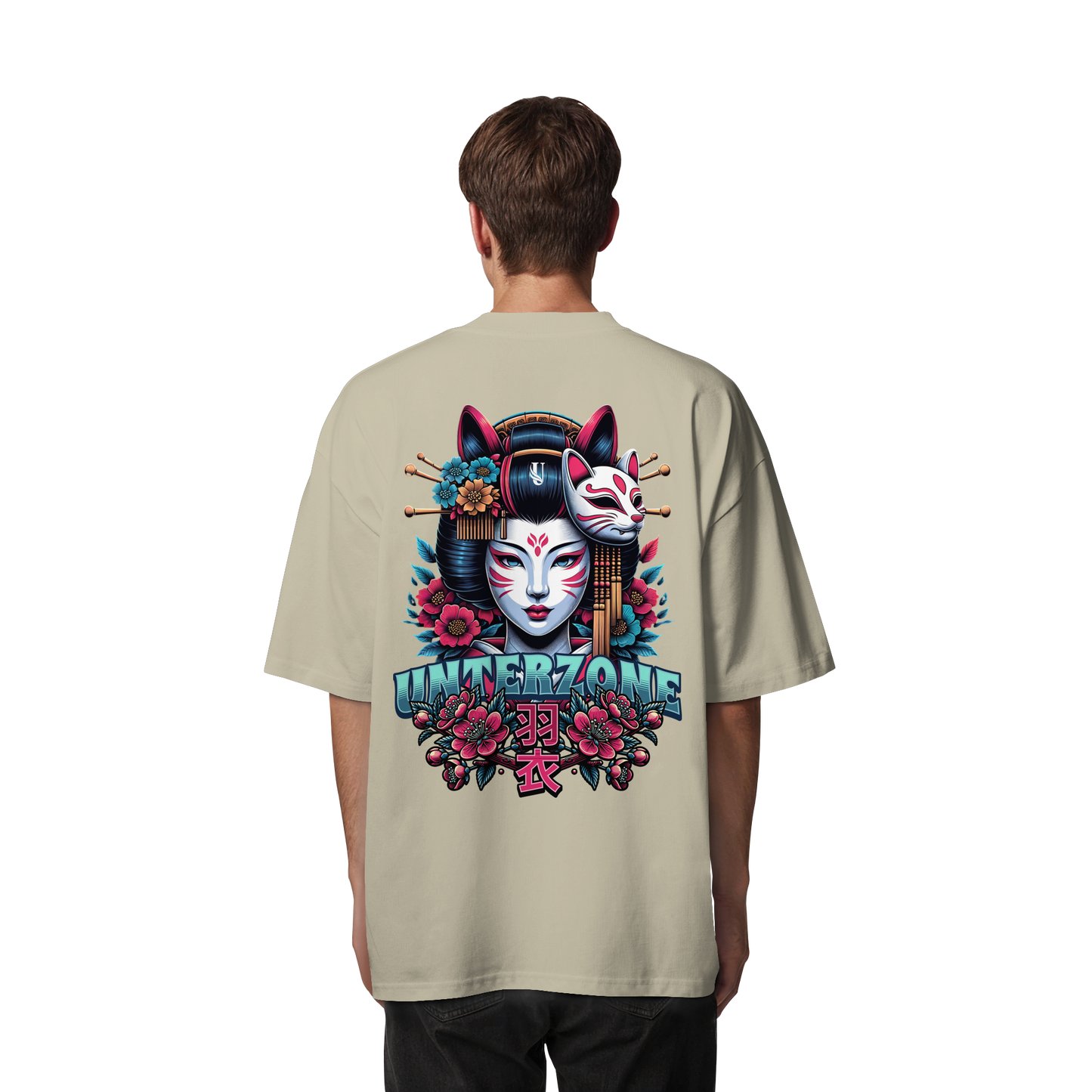 Unterzone Geisha Hagoromo - Organic Oversize Shirt