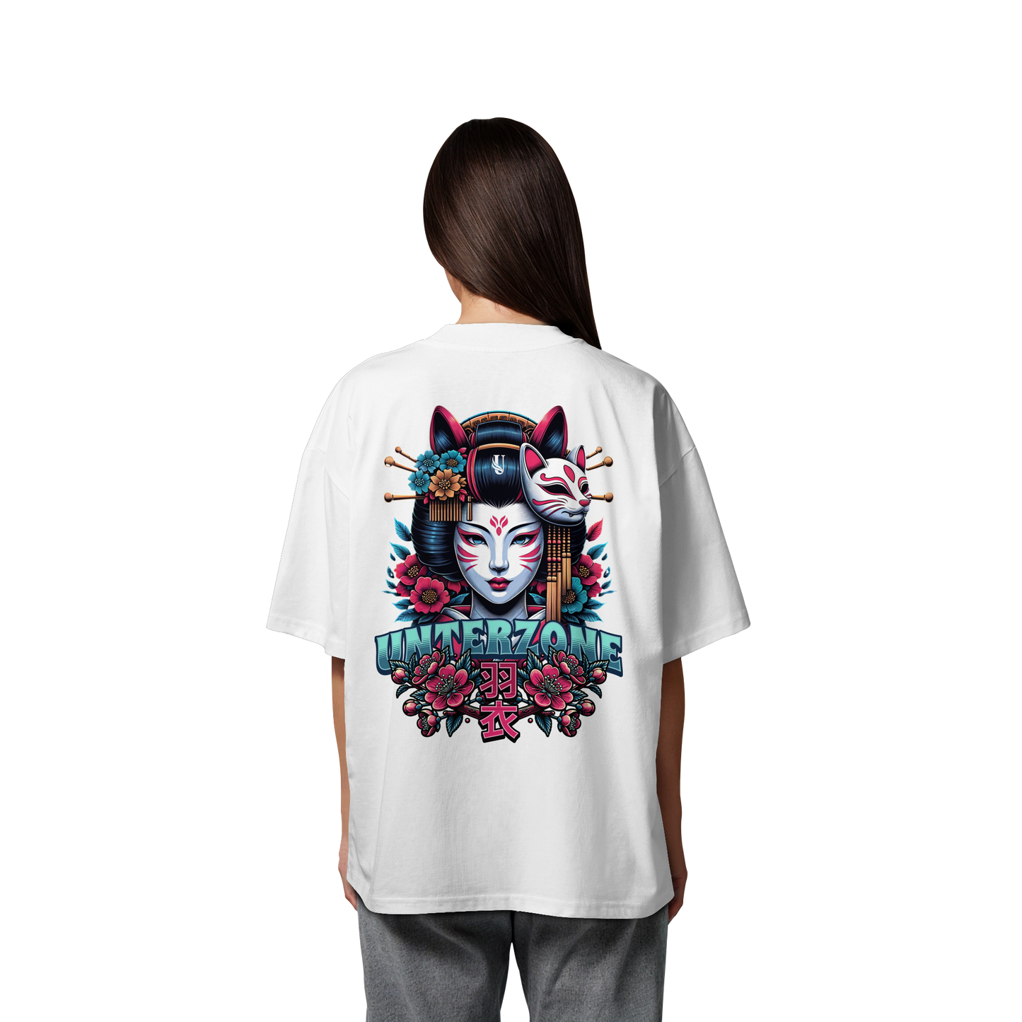 Unterzone Geisha Hagoromo - Organic Oversize Shirt
