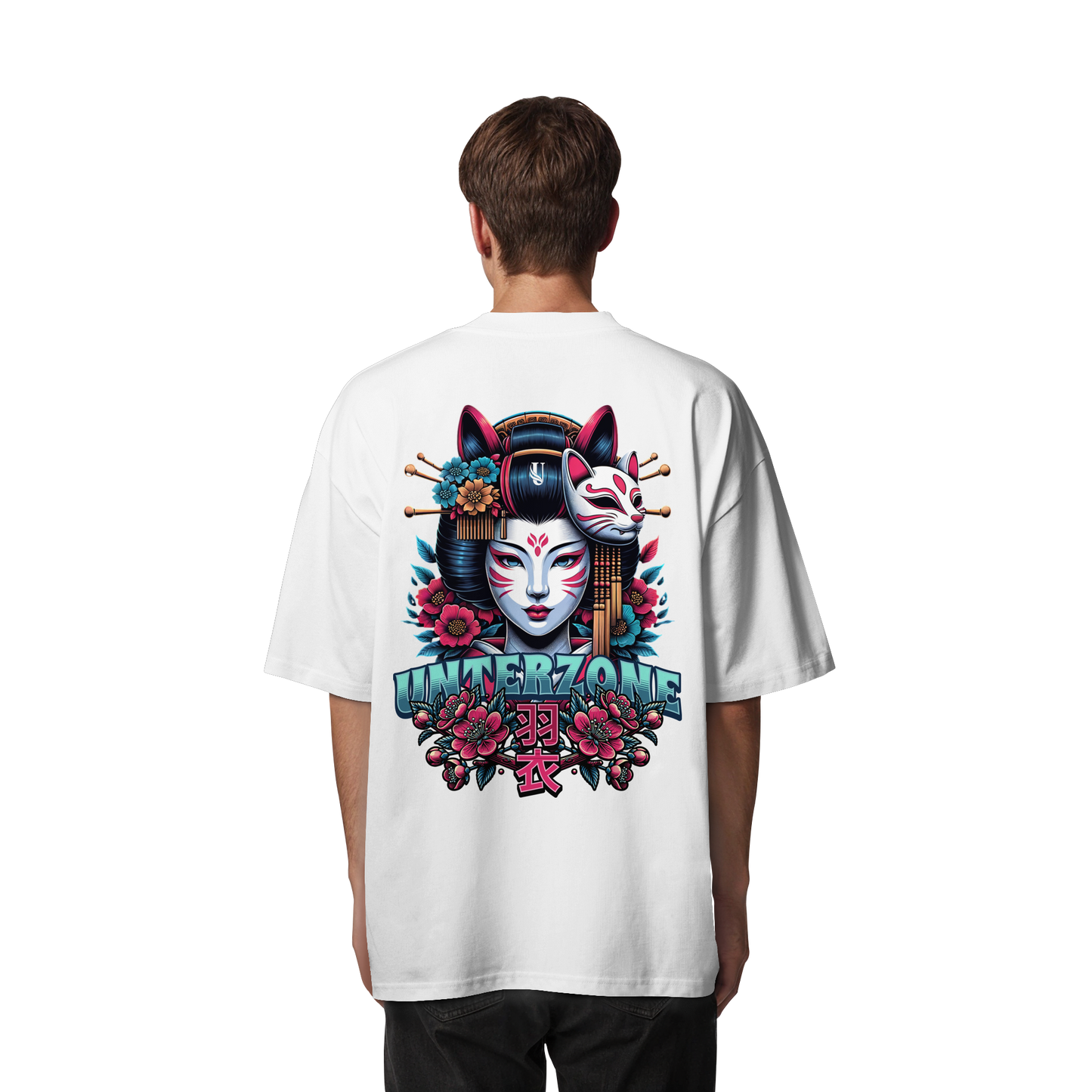 Unterzone Geisha Hagoromo - Organic Oversize Shirt