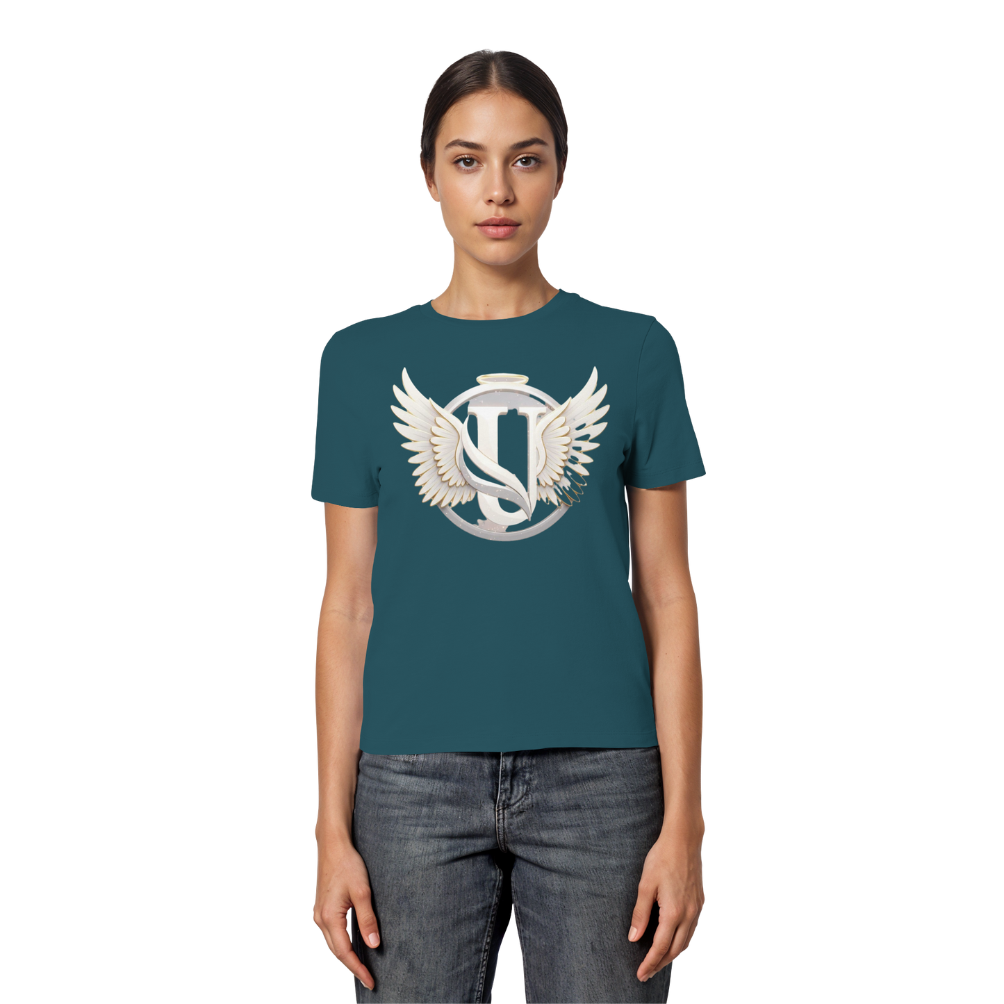 Unterzone Angel - Fitted Ladies Organic Shirt