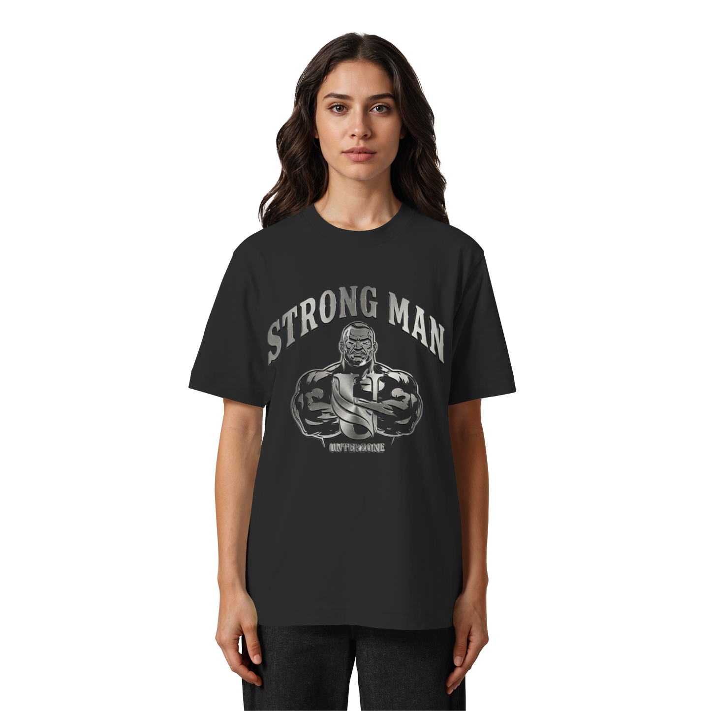 Unterzone Strong Man - Heavy Oversized Organic Shirt