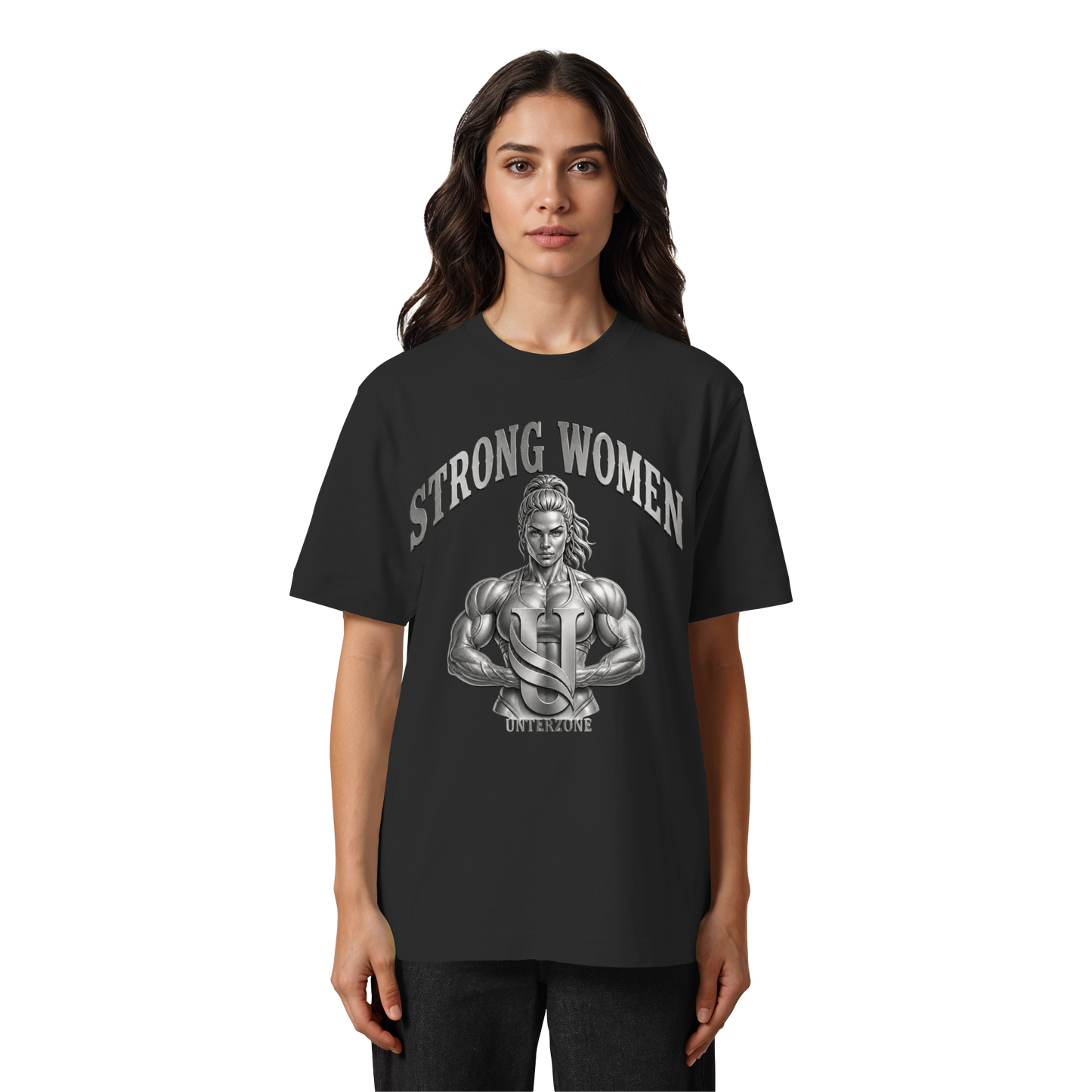 Unterzone Strong Women - Heavy Oversized Organic Shirt