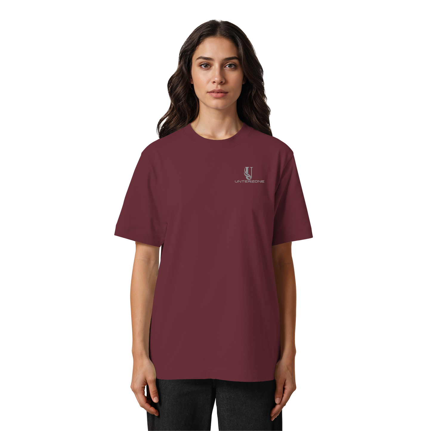 Unterzone Logo - Heavy Oversized Organic Shirt