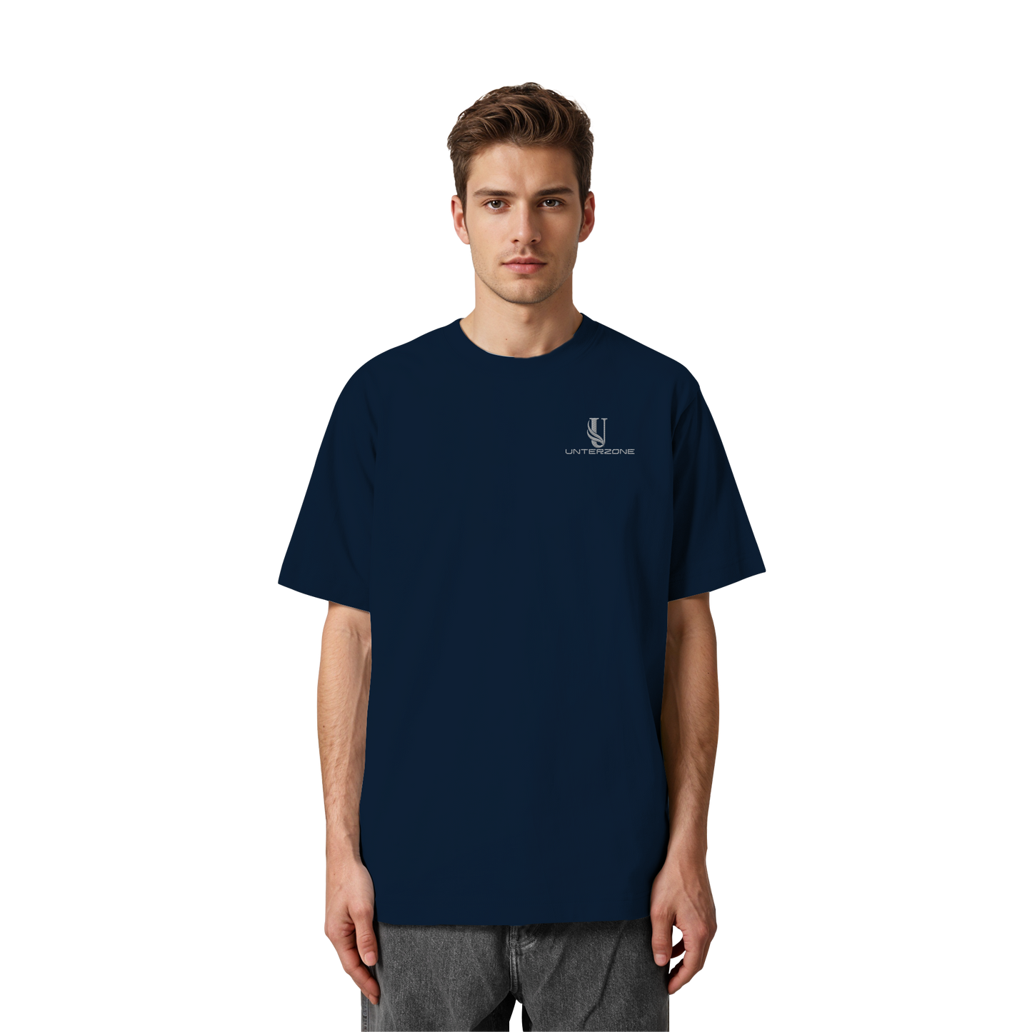Unterzone Logo - Heavy Oversized Organic Shirt