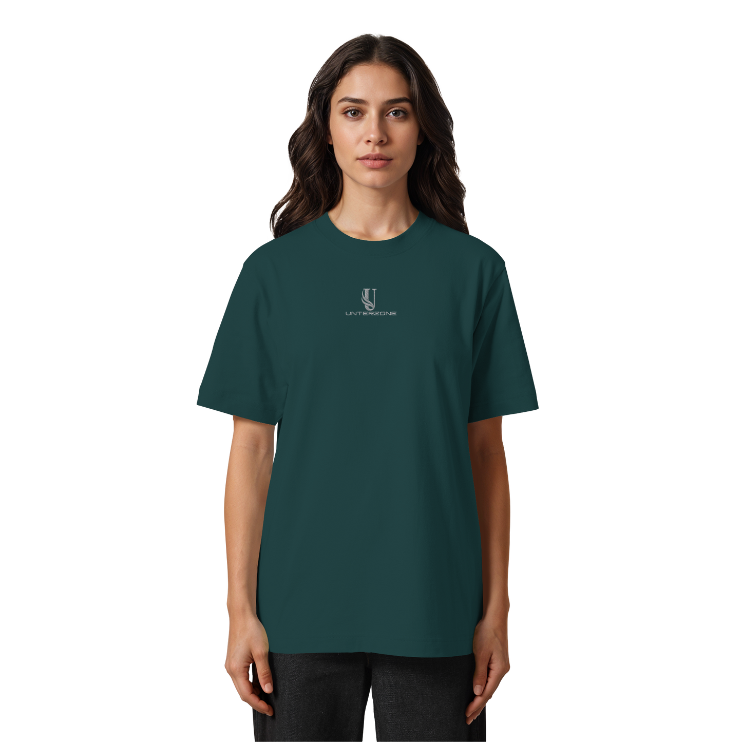 Unterzone Logo - Heavy Oversized Organic Shirt