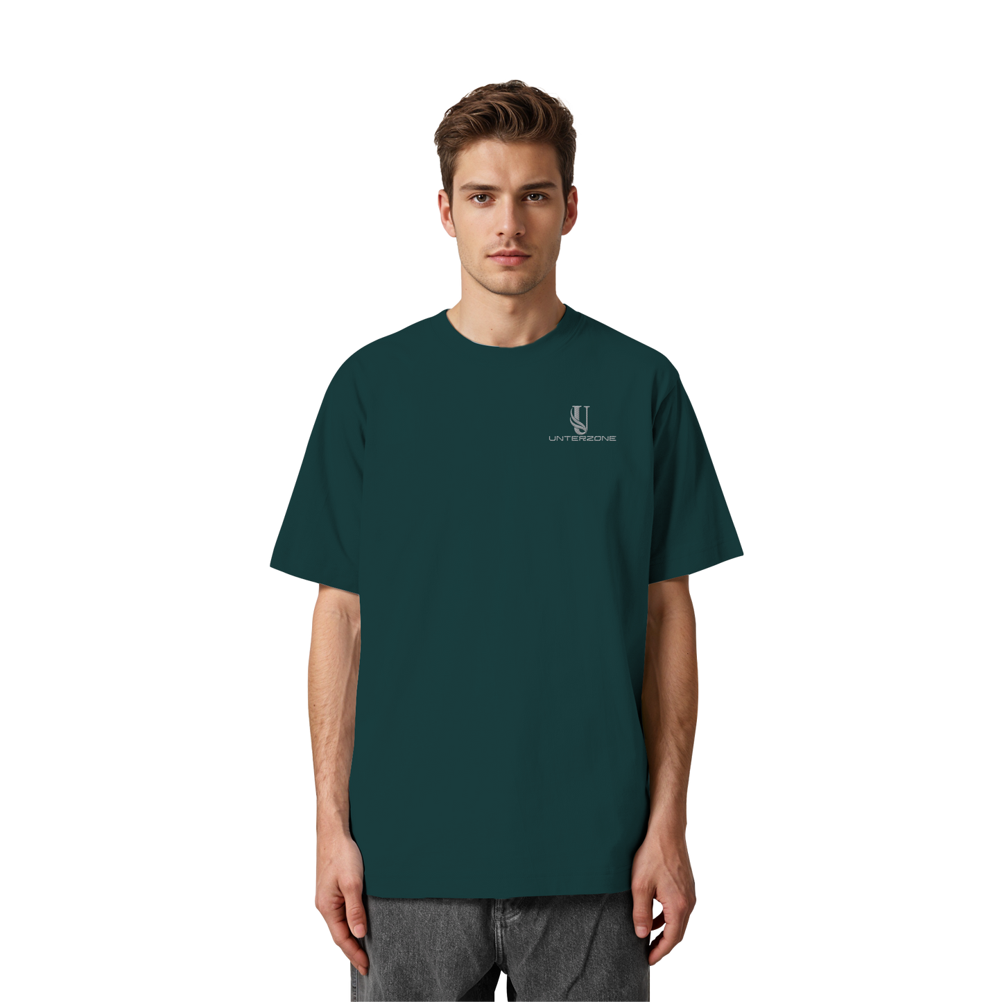 Unterzone Logo - Heavy Oversized Organic Shirt