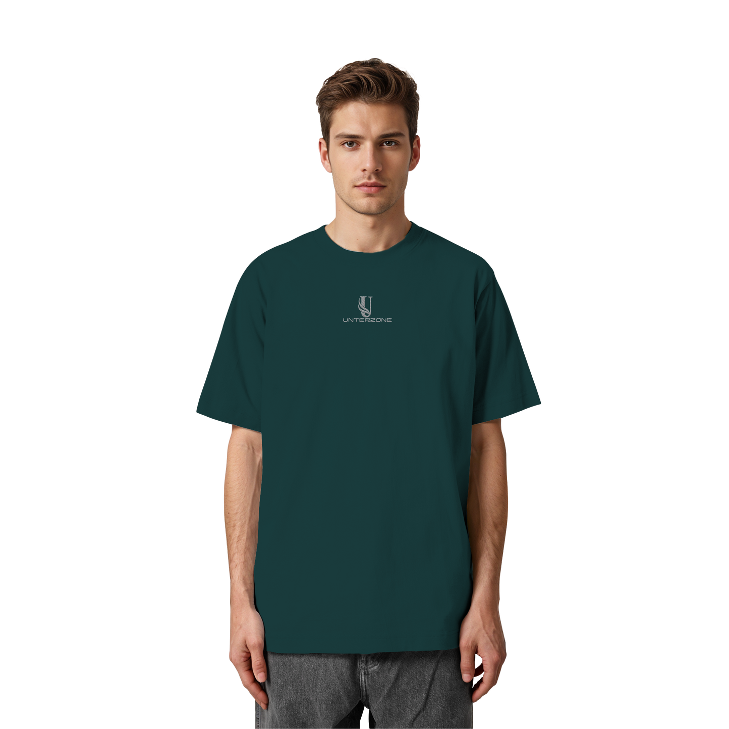 Unterzone Logo - Heavy Oversized Organic Shirt