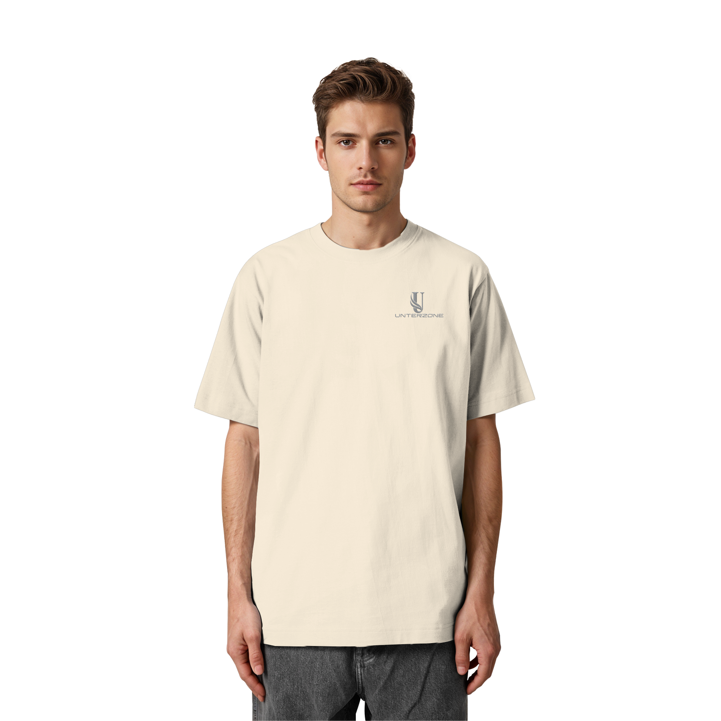 Unterzone Logo - Heavy Oversized Organic Shirt