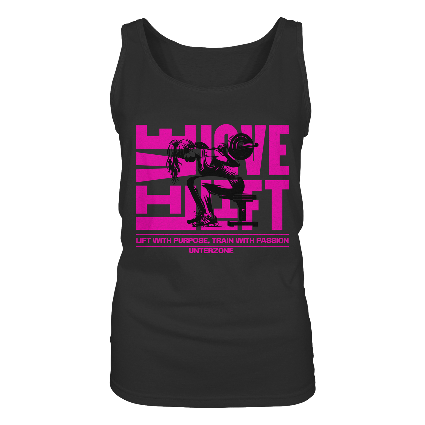 Unterzone GYM Live Love Lift Women - Ladies Tank-Top