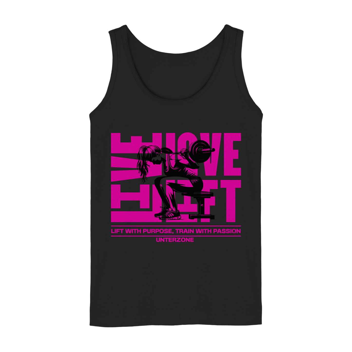 Unterzone GYM Live Love Lift Women - Ladies Tank-Top