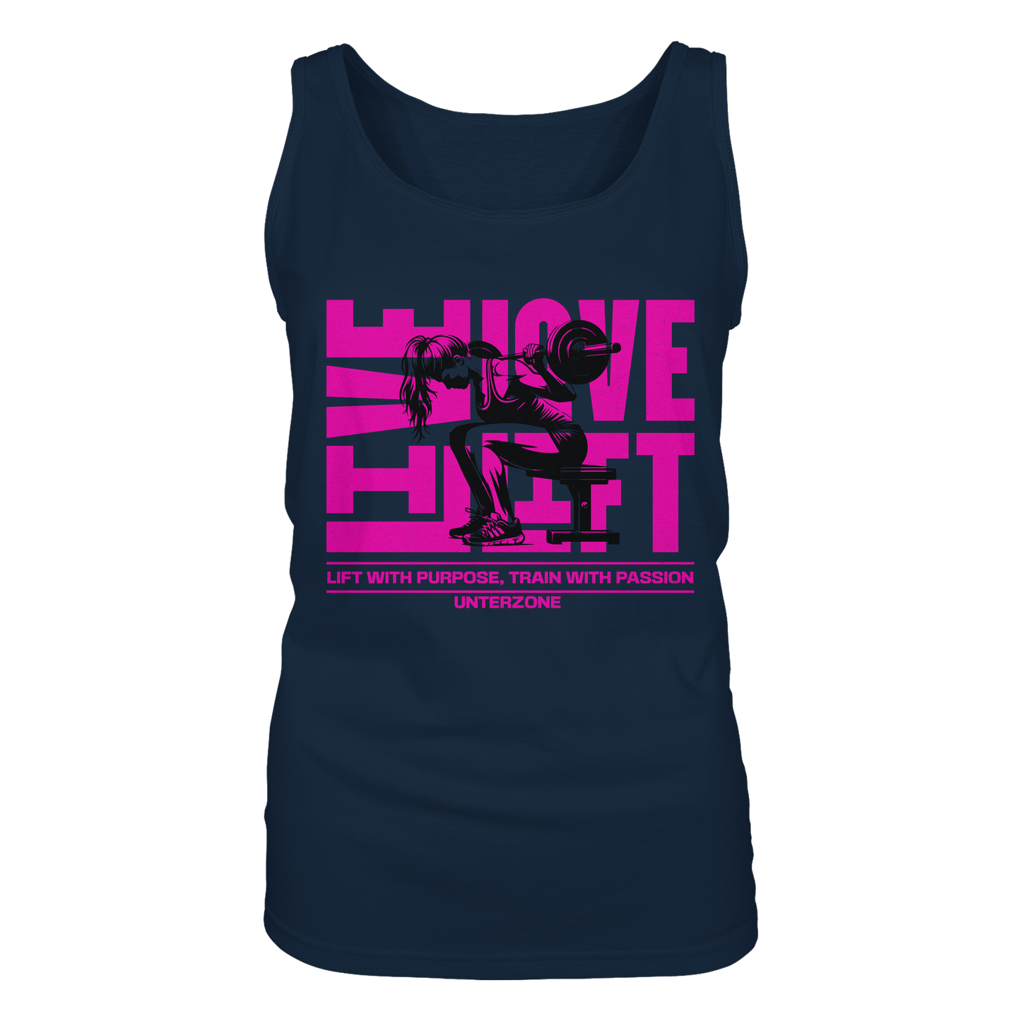 Unterzone GYM Live Love Lift Women - Ladies Tank-Top
