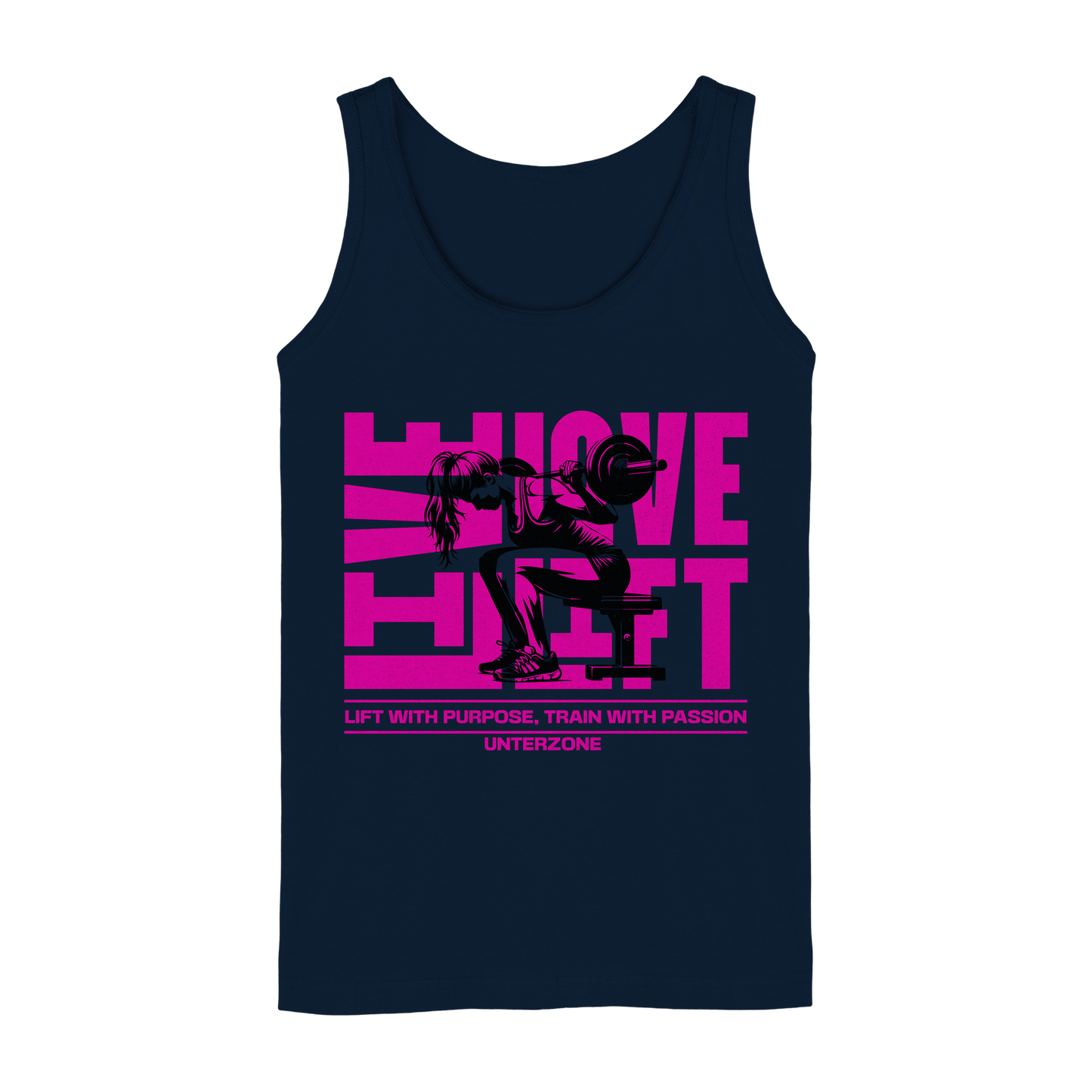 Unterzone GYM Live Love Lift Women - Ladies Tank-Top