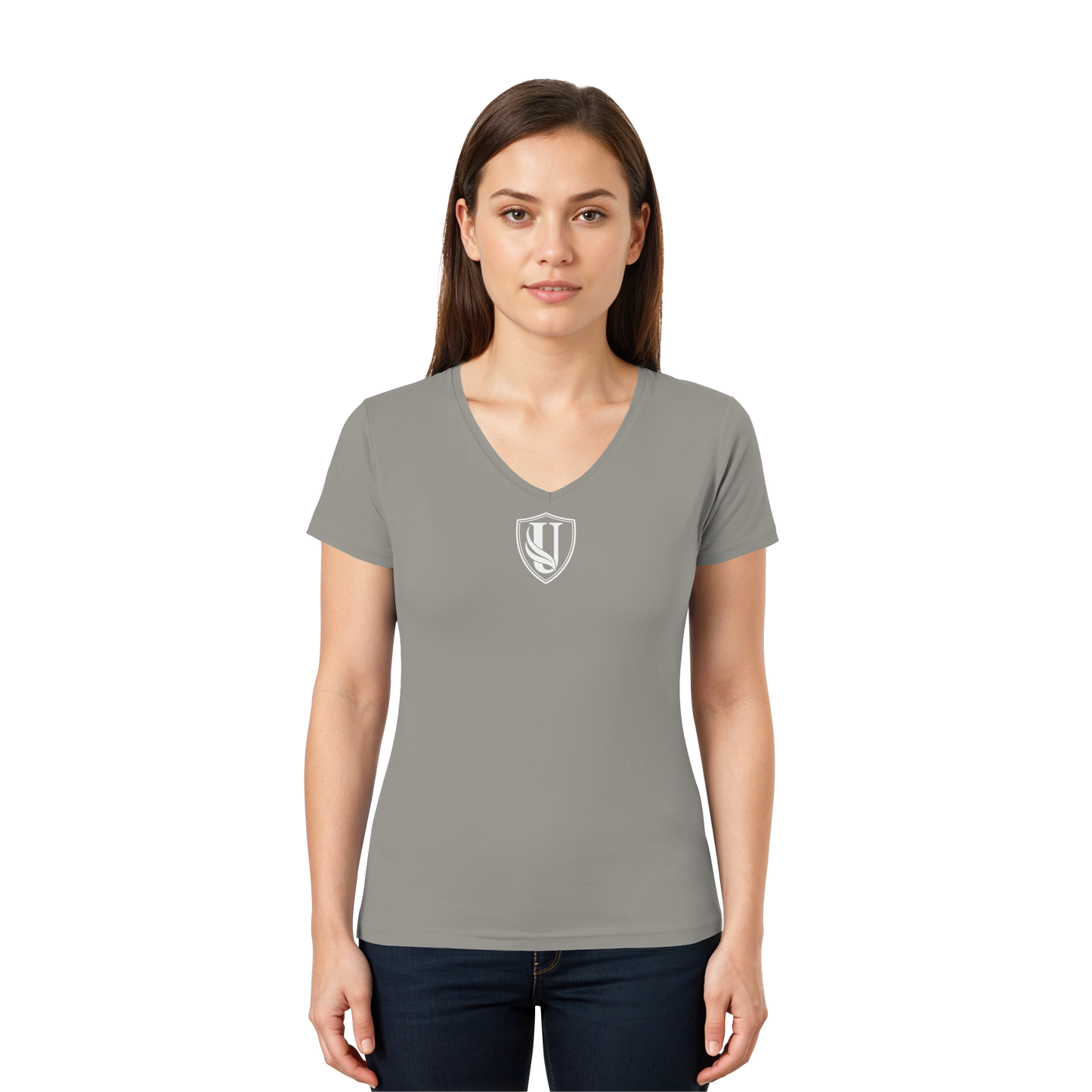 Unterzone Shield/Wappen - Ladies V-Neck Shirt