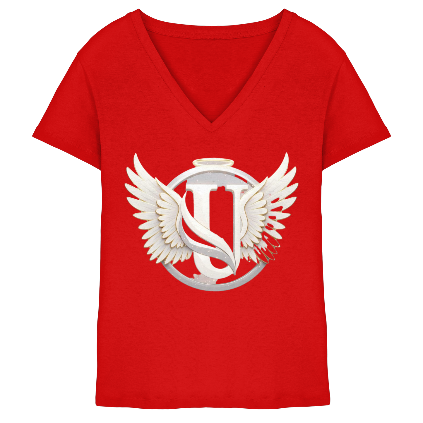 Unterzone Angel - Ladies V-Neck Shirt